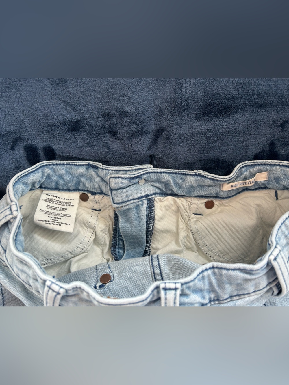 Wrangler Retro High-Rise Flare Jeans with Geometric Southwestern Stitching - Picture 8 of 8